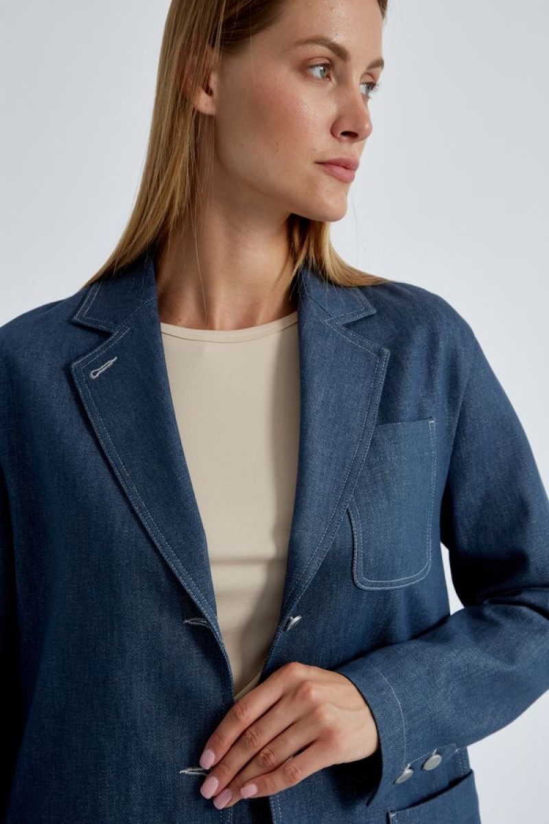 Жакет 4490 голубой 