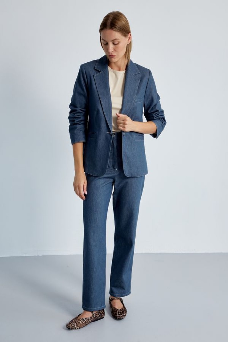 Жакет 4453 голубой