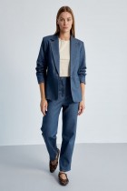 Жакет 4453 голубой