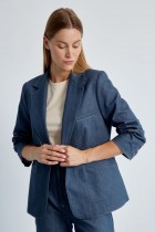 Жакет 4453 голубой