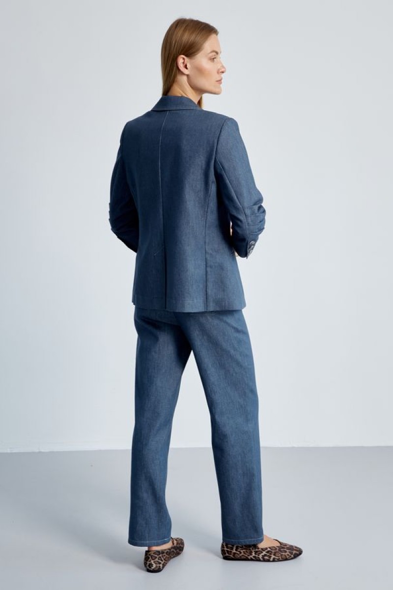 Жакет 4453 голубой