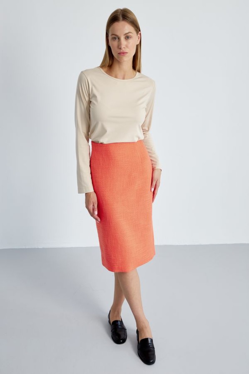 Юбка 4477 сальмон