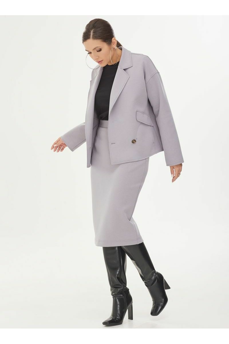 Юбка 4352 серый