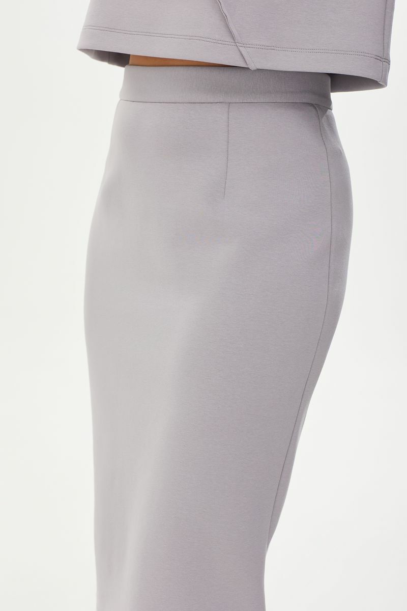 Юбка 4352 серый