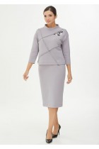 Джемпер 4353 серый