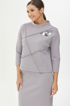 Джемпер 4353 серый