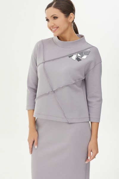 Джемпер 4353 серый