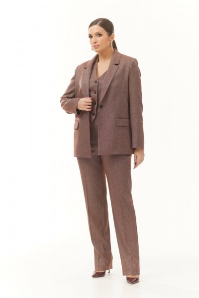 Комплект 4188-2 темный меланж