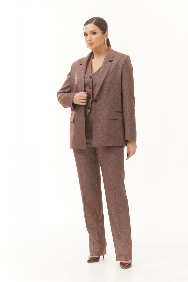 Комплект 4188-2 темный меланж