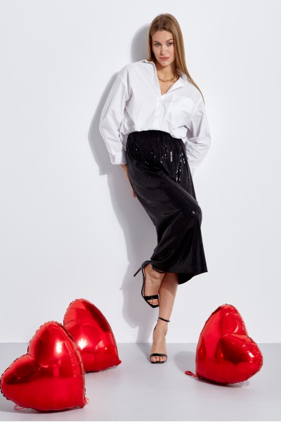 Юбка 4375 черная