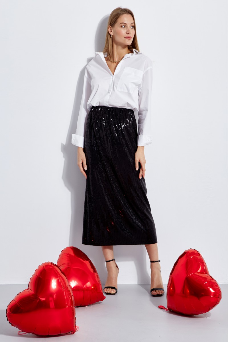 Юбка 4375 черная